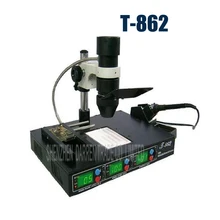 1 шт. высокое качество T862 IRDA инфракрасный BGA SMD паяльная станция T-862 ремонтная станция