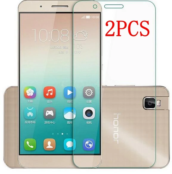 2 шт. Оригинальное закаленное стекло для Huawei ShotX Shot X защита экрана Thoughed Защитная