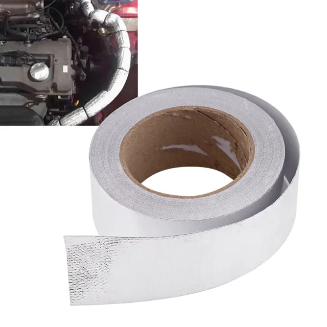 5m * 5cm Car Aluminum Foil Adhesive Reflective Heat Shield Wrap Tape Golden
