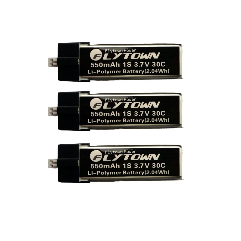 3 шт. flytown 550 мА/ч 7 V 30C литий полимерный аккумулятор для eflite blade inductrix FPV плюс MCPX Nano QX2