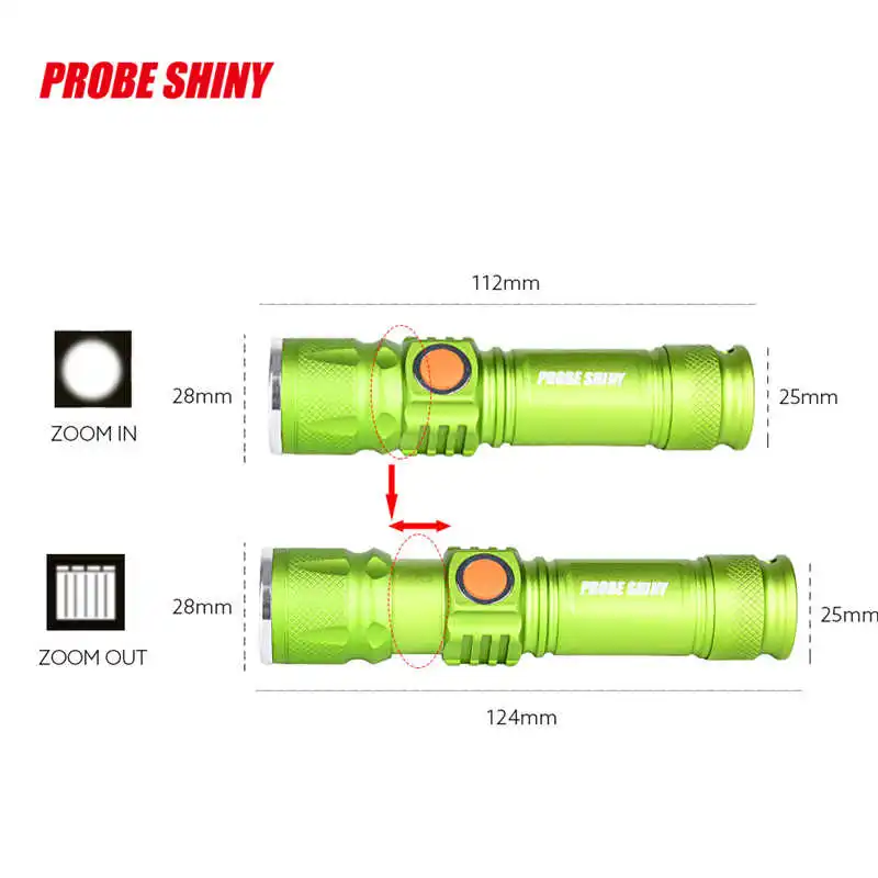 Adjustable LED 3000LM MINI torch flashlight usb powerful led flashlight Torch Portable led flashlight rechargeable #4A27 (10)