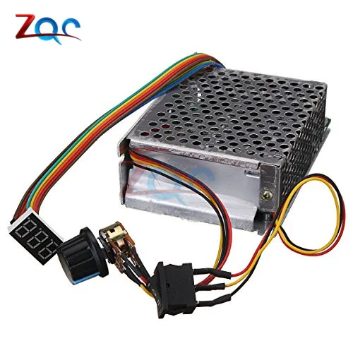 

Digital Display 0~100% adjustable DC 10-50V 40A DC Motor Speed Controller PWM 12V 24V 48V 2000W MAX 60A Reversible