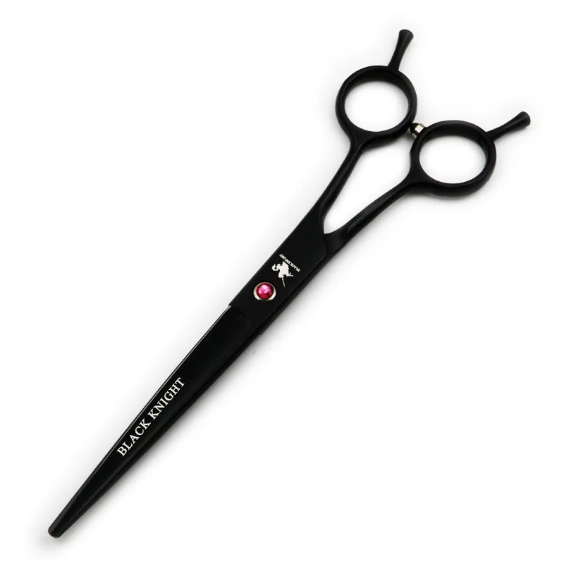 

7 Inch Hairdressing Scissors Professional Pet Grooming Scissors Barber Hair Cutting Shears With Bag For dogs Black Style