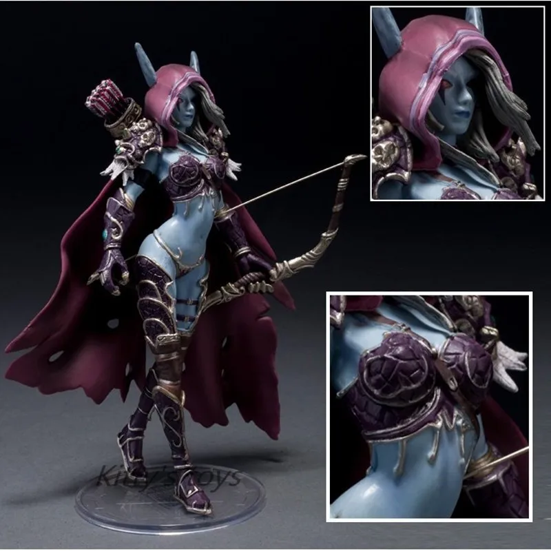 14 см WOW фигурка игрушки Sylvanas Windrunner тьма рейнджер леди ПВХ фигурки из игры WOW для коллекции Annie Brinquedos модель KA0444