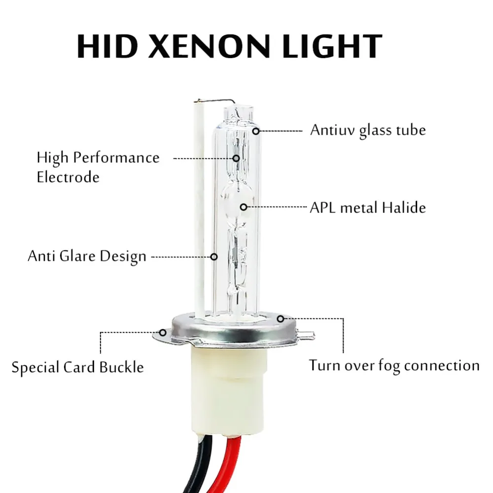 Ксенон H1 H4 H7 H3 H11 9005 9006 HID набор ламп 100 W балласт ксенона 4300 К 5000 К 6000 К 8000 К ксенон спрятал конверсию комплект для автомобильных фар