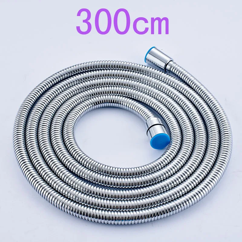 

Bathroom Anti-twist Stainless Steel Shower Hose 3m/118" Flexible Chrome Shower Water Pipe