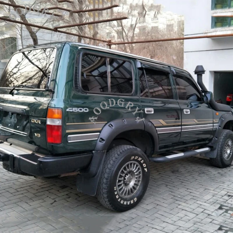 Автомобильный Стайлинг 2 шт. для Toyota Land Cruiser LC80 1991-1997 задний бампер Защитная педаль угловая Крышка Сменный комплект