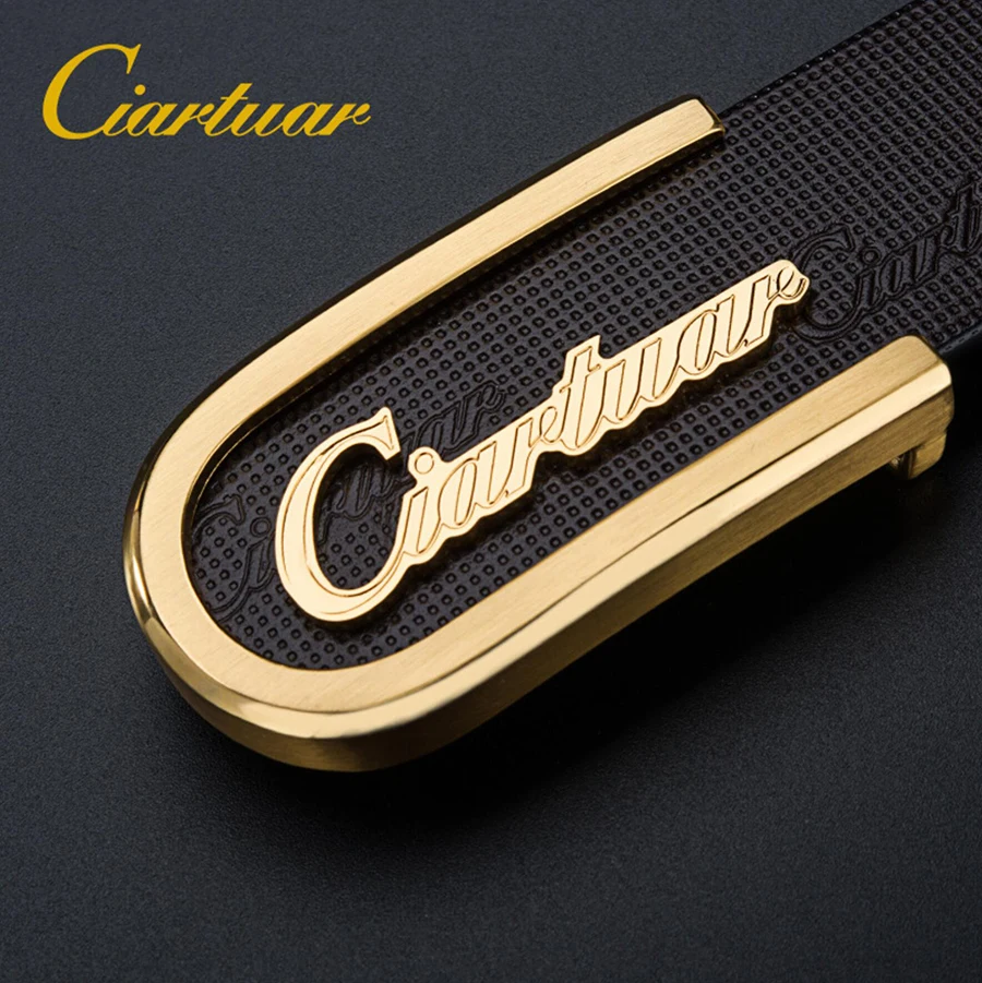 

2023 ciartuar official store for men belt high quality new genuine leather cowskin trousers luxury copper buckle free shipping