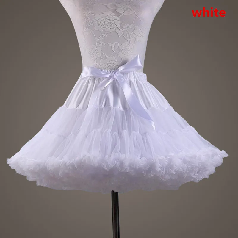 Short Puffy Cosplay Petticoat Crinoline Bridal Petticoat For Opera Evening Party Prom Wedding Ball Dresses Tutu Underskirt