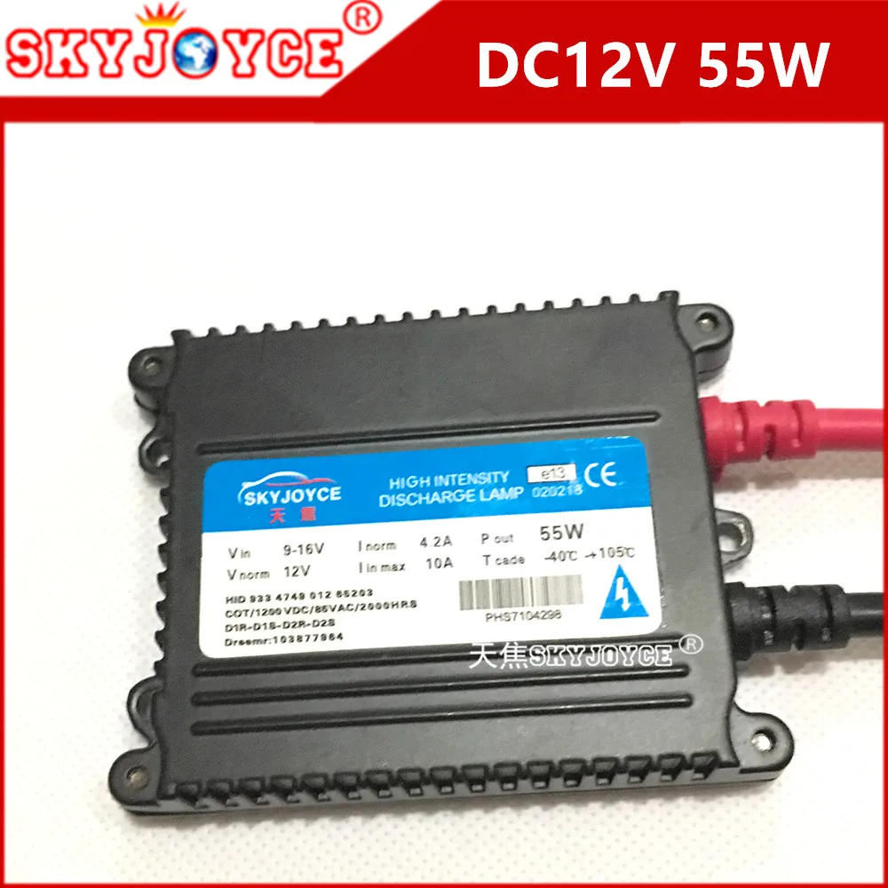 DC12V 55W xenon ballast hid electronic ballast slim ignition block h7