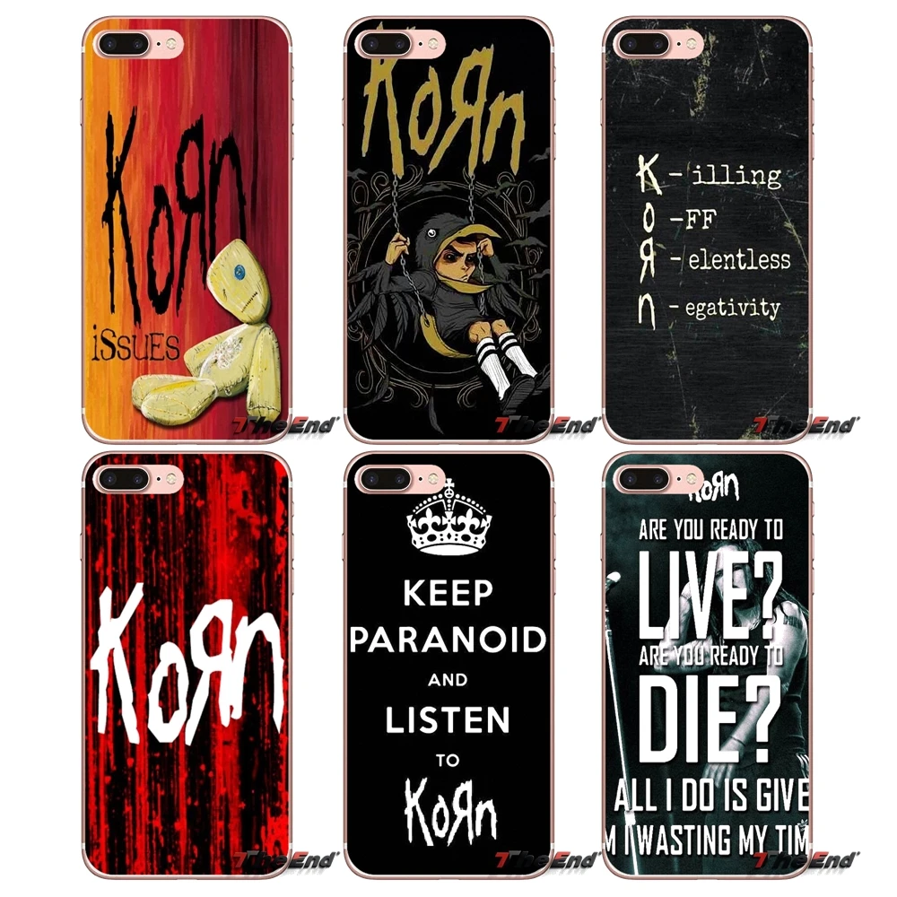 Чехол из ТПУ с логотипом Korn Heavy Jonathan Davis для Huawei G7 G8 P7 P8 P9 Lite Honor 4C 5X 5C 6X Mate 7 8 9 Y3 Y5 Y6 II 2