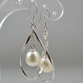 

Tassel Pearl Earrings Waterdrop Pearl Eardrop Natural Freshwater Pearls Fashion Pearl Jewelry Wedding Bridal Earrings AAA level