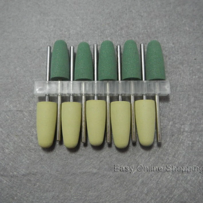 

1Set/10pcs Acrylic Polishing Burs Dental Polishers Resin Base Burs