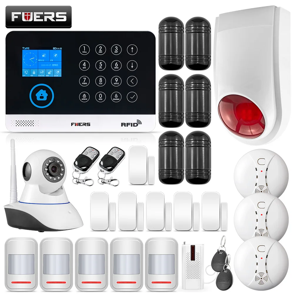 Wg11 Wifi&gsm Home Security Alarm System Wireless Dual Ir Beam Motion
