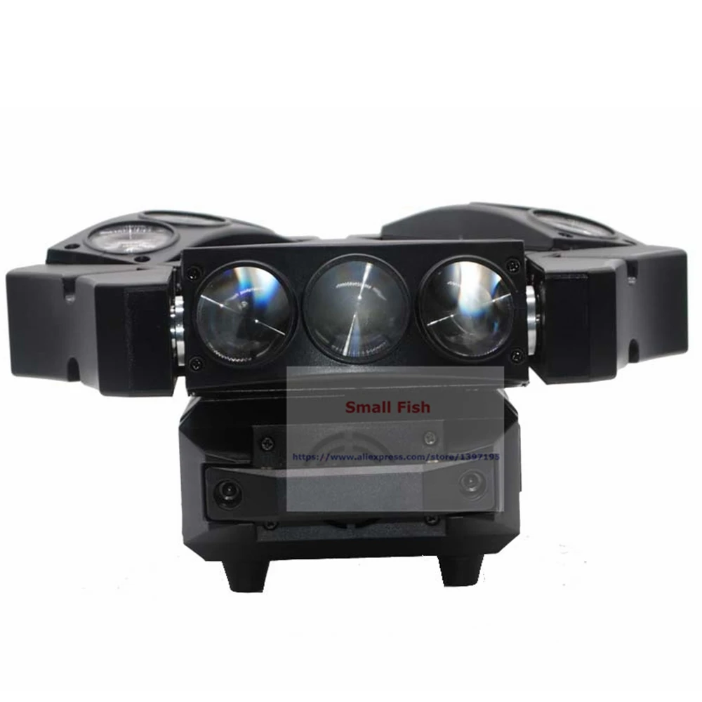 Горячая распродажа! 1 шт. светильник с подвижной головкой мини LED Паук 9X3W RGB