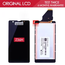 100% Tested Original 4.6 inch 1280×720 Display For SONY Xperia ZR LCD with Touch Screen Digitizer Assembly M36h C5502 C5503