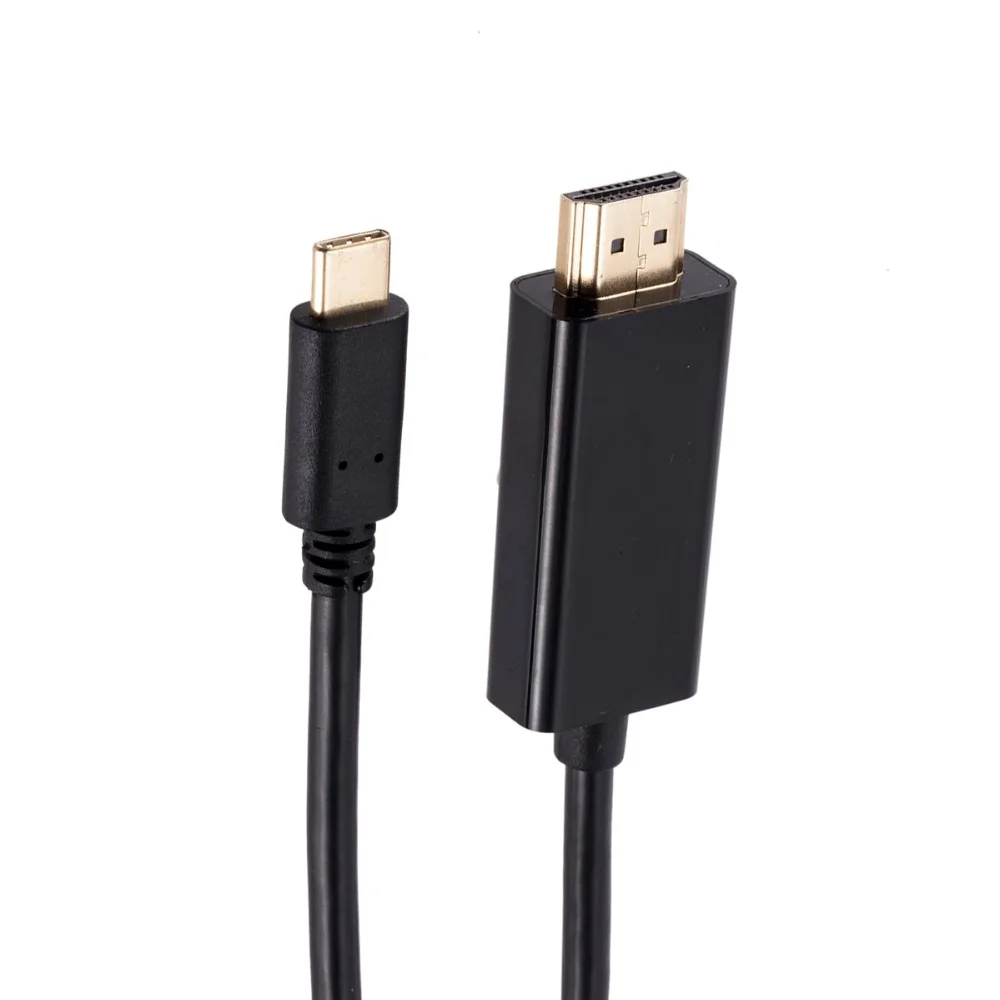 Тип C USB-C к HDMI Кабель 1,8 m USB 3,1(порта Thunderbolt 3) для планшет HDMI кабель для Macbook Xiaomi Тетрадь Galaxy S9