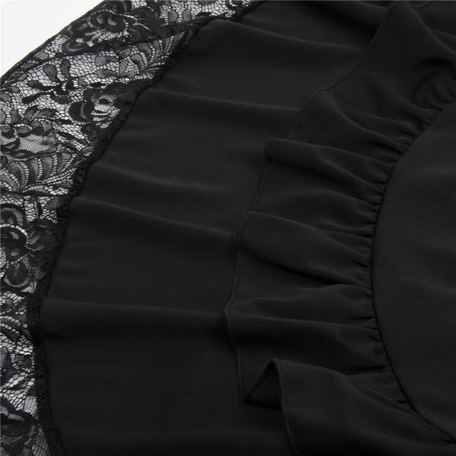 Gladiolus Spring Summer Skirts Womens Lace Patchwork Button Decoration Asymmetrical 2019 High Street Midi Sexy Skirt Jupe Femme (19)