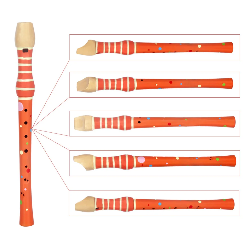 Детский профессиональный музыкальный инструмент, деревянный, восемь отверстий, тройная флейта, деревянный, 8 отверстий, детский тройной кларнет