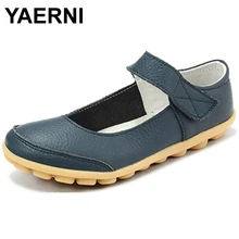 YAERNI/ г.; большие размеры; обувь из натуральной кожи; женская обувь на плоской подошве с закрытым ремешком на щиколотке; балетки на плоской подошве; женские балетки; всесезонные балетки на плоской подошве