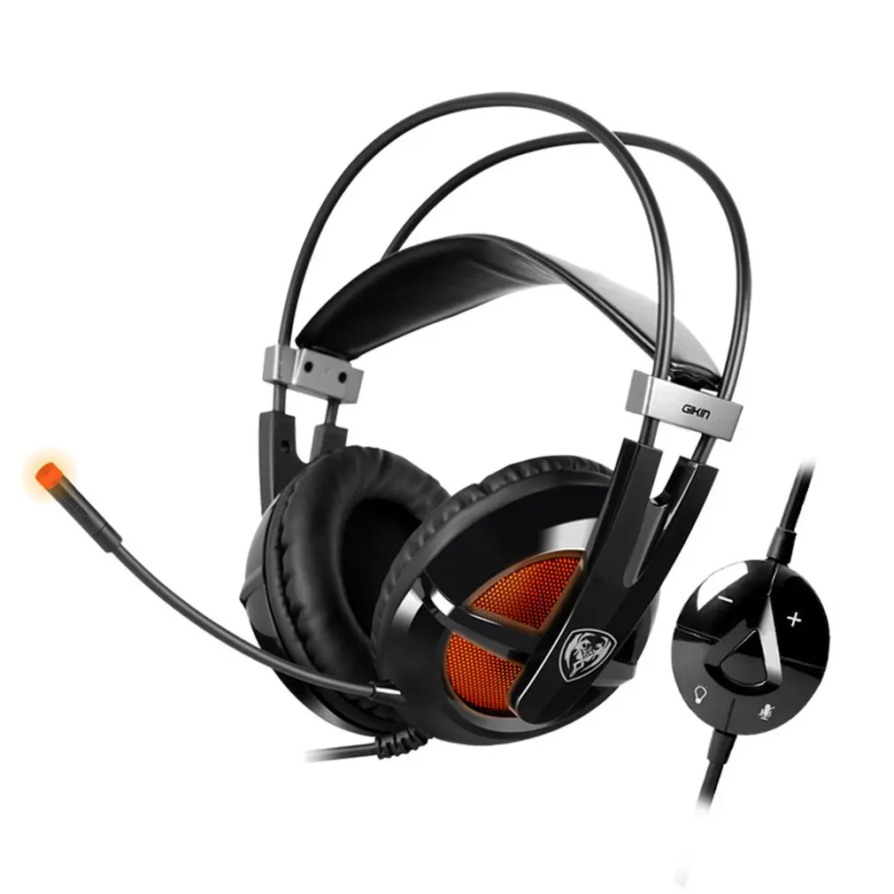 

Somic/ Somic G938 Suspension Headset Laptop Headset Usb Game Headset 7.1 With Microphone Intelligent Self-Regulation