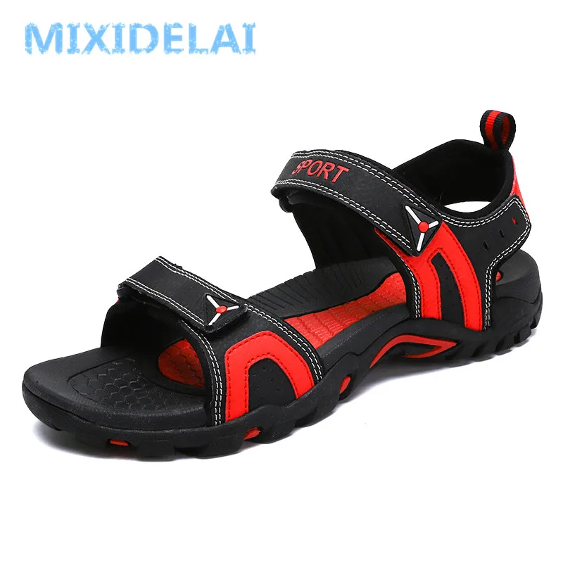 Fashion Man Beach Sandals 2018 Summer Gladiator Men's Outdoor Shoes Roman Men Casual Shoe Flip Flops Large Size 46 slippers Flat