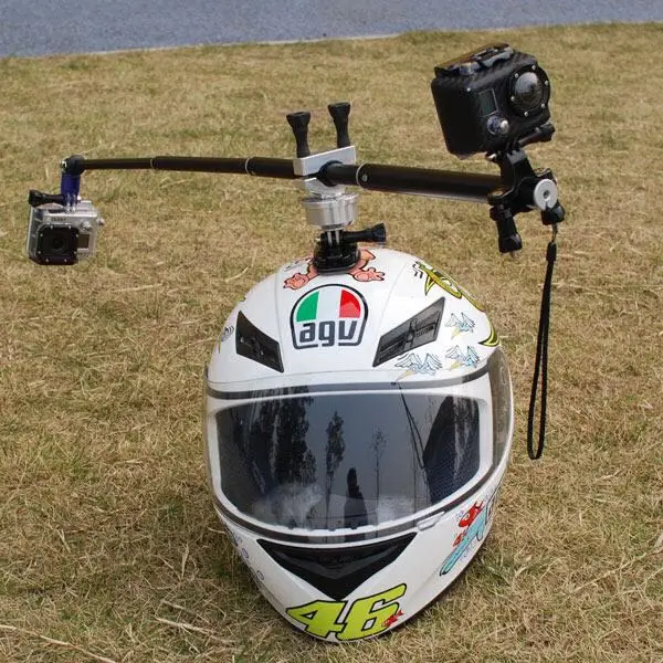 Аксессуары Gopro Шлем вращающийся на 360 градусов кронштейн для селфи 2 3 + Plus 4