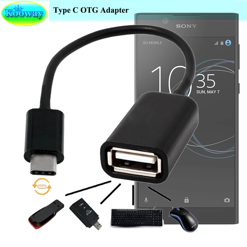 Unidopro USB 3,1 type-C адаптер для USB 2,0 адаптер USB хост OTG для sony Xperia L1 Dual G3312 G3311 G3313 адаптеры