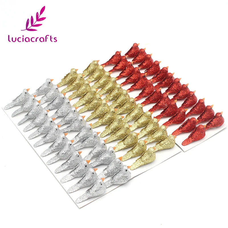 Lucia crafts 12 шт./лот 2*4 см Разноцветные пенопластовые искусственные хроматические