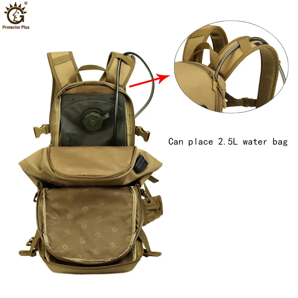 25л usb рюкзак для зарядки Водонепроницаемый Военный Рюкзак Molle армейская сумка мужские рюкзаки рюкзак для походов дорожные рюкзаки