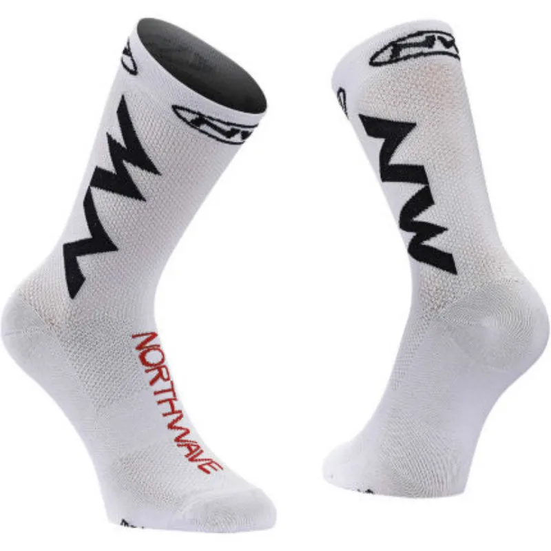 Новые мужские и женские велосипедные носки дышащие баскетбольные беговые футбольные носки разноцветные 24 цвета - Цвет: colour 2 white