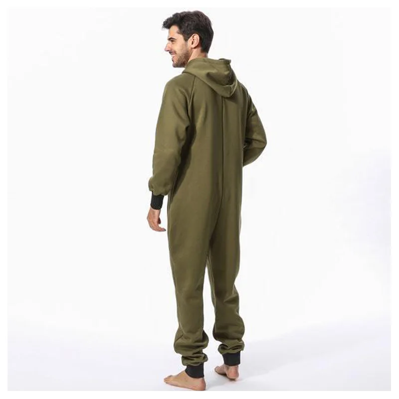 Centuryestar Tmall качественная Пижама Hombre Invierno с капюшоном Combinaison Pyjama Homme Hiver цельная Пижама для взрослых мужчин