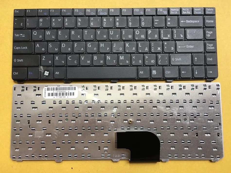 Новая русская клавиатура для SONY VAIO VGN C C27 Серия Клавиатура RU раскладка черная
