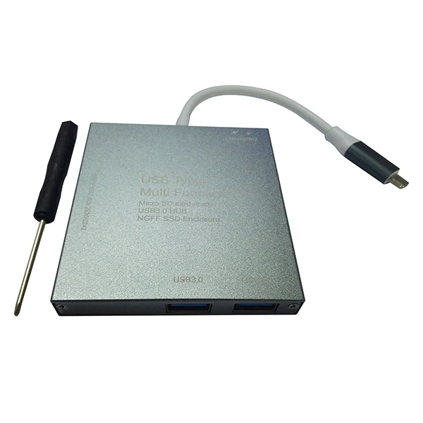 1x YC 301 Aluminum Alloy Type c ssd Mobile Hard font b Disk b font Box