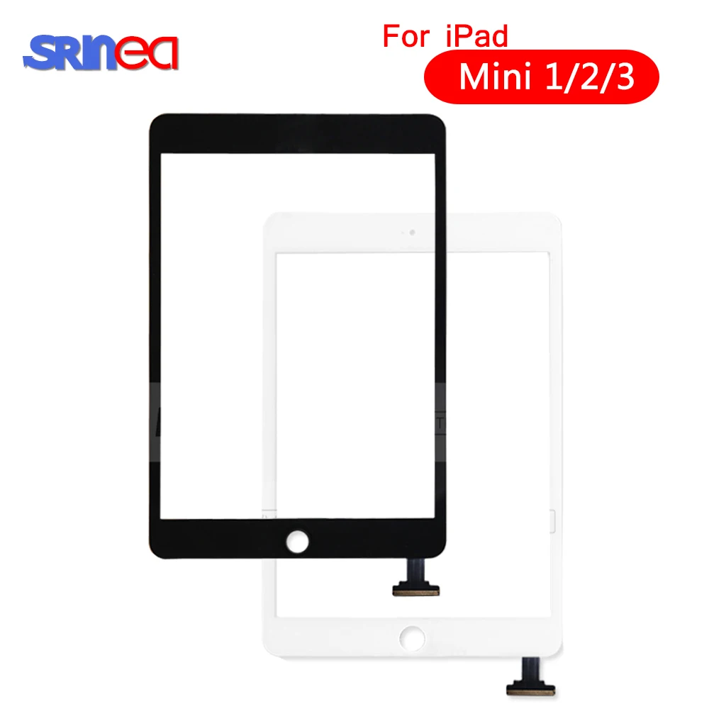 

For iPad Mini 1 2 Mini 3 High Quality Touch Screen Digitizer Assembly with Home Key Button & Home Flex Cable Mini1 Mini2 Mini3