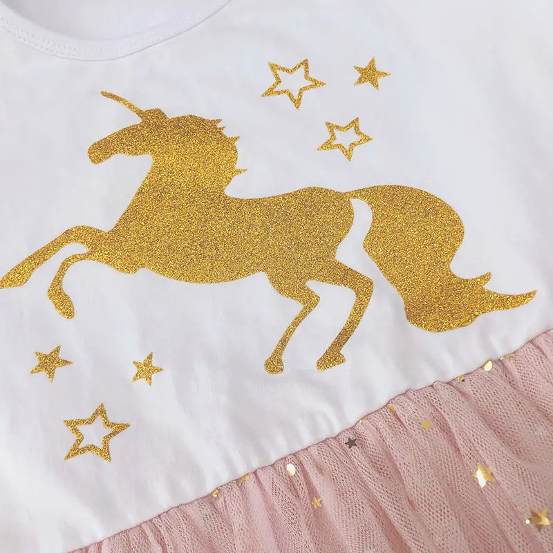 VIKITA Brand New Children Princess Dress Girls Star Tutu Dresses Baby Girl Long Sleeve Clothes Kids Party Dresses for Girls