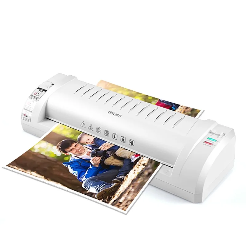 

Deli Machine Plastificadora Photos Laminator A3/A4 Laminadora Office Home Business Laminating Machine Fast Speed Film Laminating