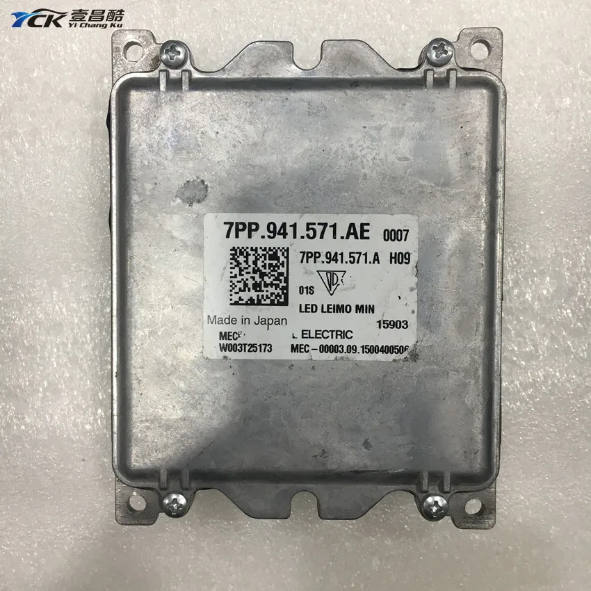 

1PC YCK Original POLO LED Driver LED Headlight Control Unit 7PP.941.571.AE 7PP941571AE 7PP.941.571.A (Genuine and Used)