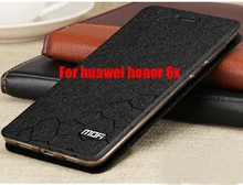 Оригинал MOFI Для Huawei Honor 6x Чехол 5.5 дюймов Роскошные Флип Кожаный Чехол Подставка Для Huawei Honor 6x