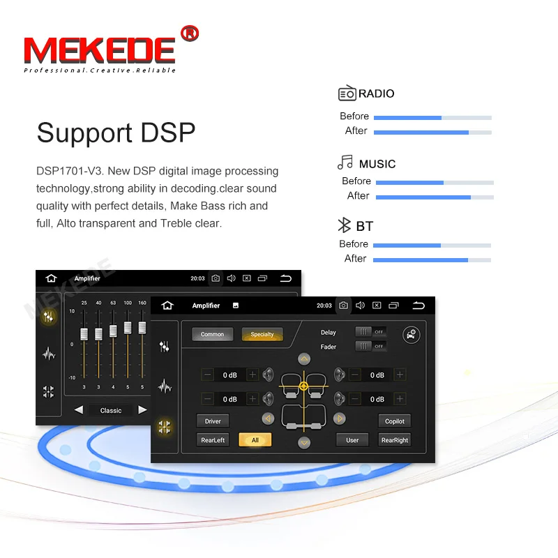 Best MEKEDE HD DSP Android 9.0 2G 4 CORE car GPS For Mercedes Benz ML GL W164 ML350 ML500 GL320 radio stereo navigation NO DVD PLAYER 4
