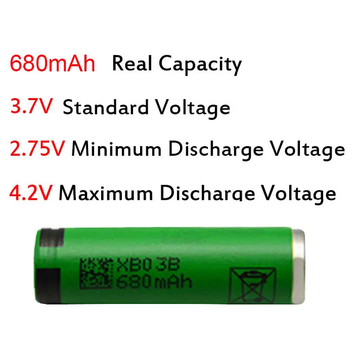 100 шт. AA 680mAh 3,7 v Аккумулятор для SONY VR2 Li-Ion 14500 AA аккумуляторные батареи