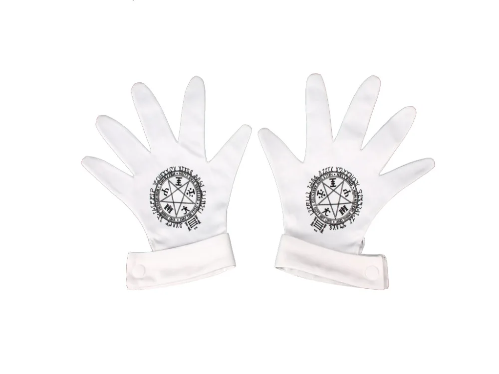 

Hellsing Cosplay Accessories Alucard Runes pentagram Female Gloves OVA Ver