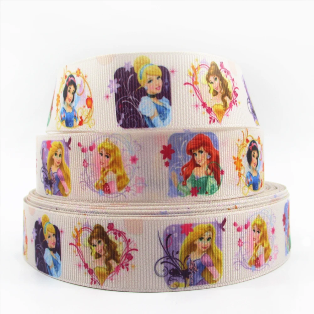 

1" 25mm flowers series high quality printed polyester ribbon 10 yards,DIY handmade materials,wedding gift wrap,10Y49837