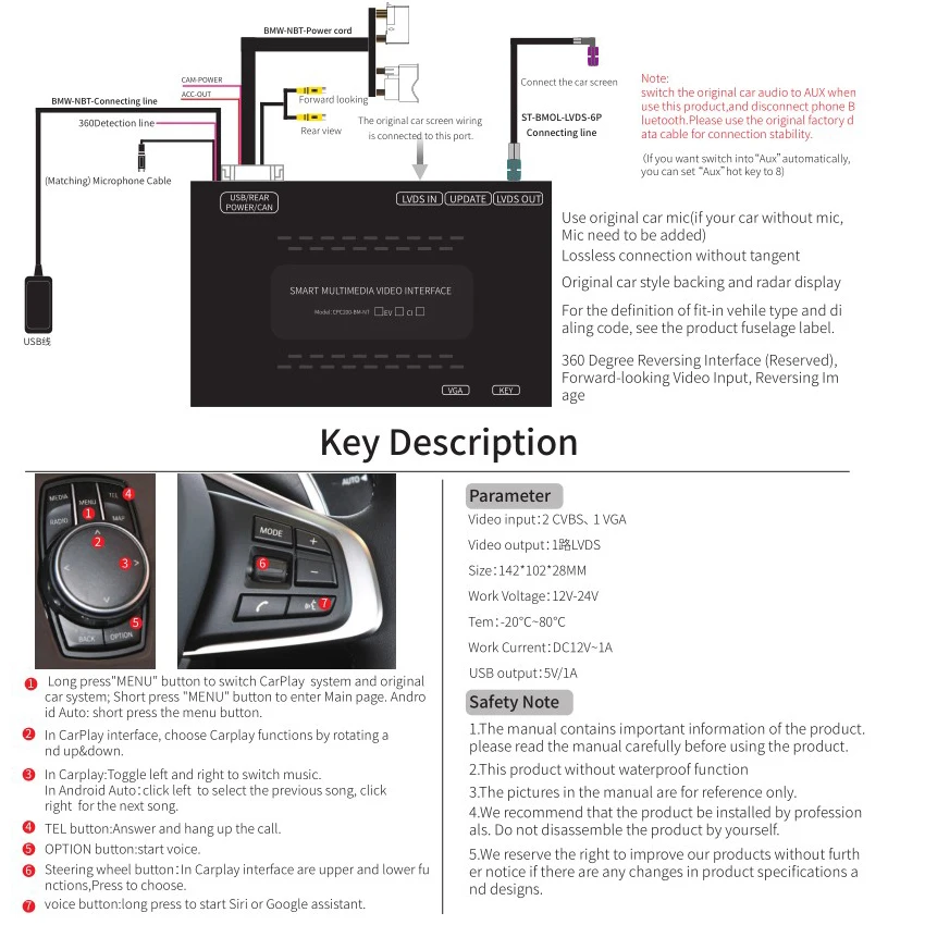 Discount 2019 New IOS Car Mirrorlink Apple Airplay Android Auto CarPlay Box For BMW 1/2/3/4/5/7 Series X3 X4 X5 X6 MINI NBT EVO System 3