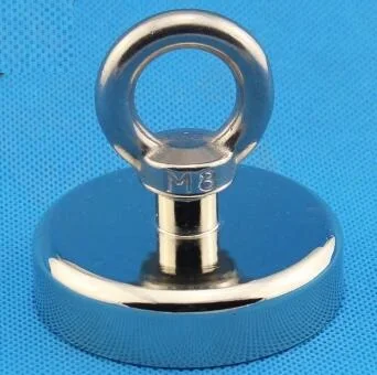 1 шт Dia60mm Чашеобразный магнит с кольцом магнитного аттрактор неодимовым Перманентный Чашеобразный магнит