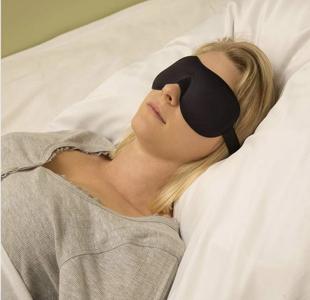 

3D Seamless Three-Dimensional Eye Mask Breathable Blackout Eye Mask Fit Face Contour Soothing Eye Mask