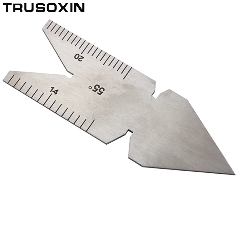 

Welding Tools Welding Rule Rib Gauge 55 Angle Welding gauge Center Gauge CENTER Gauge Whit Worth 55 Degree Metric Screw Thread