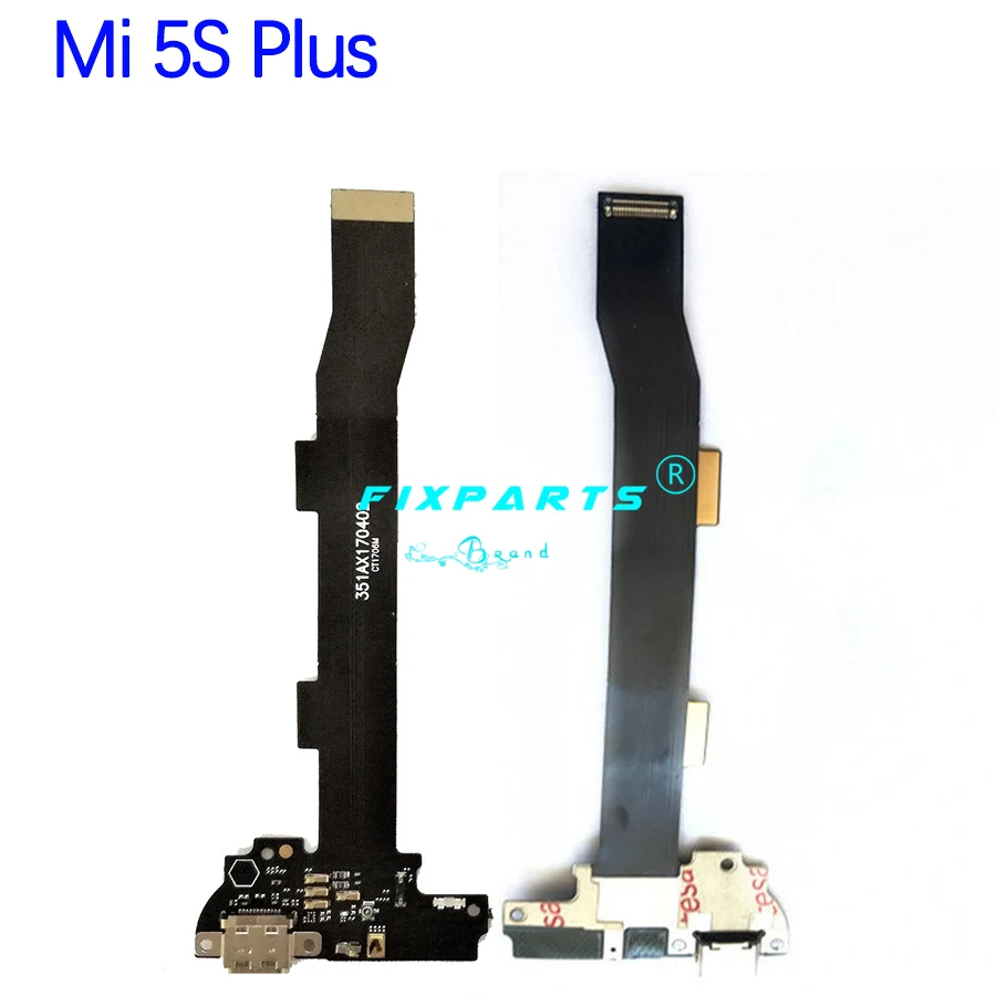 Xiao mi 5 mi 5S Plus 5X зарядный порт гибкий кабель, сменные детали USB док-станция зарядное устройство гибкий кабель для Xiao mi 5 mi 5S Plus