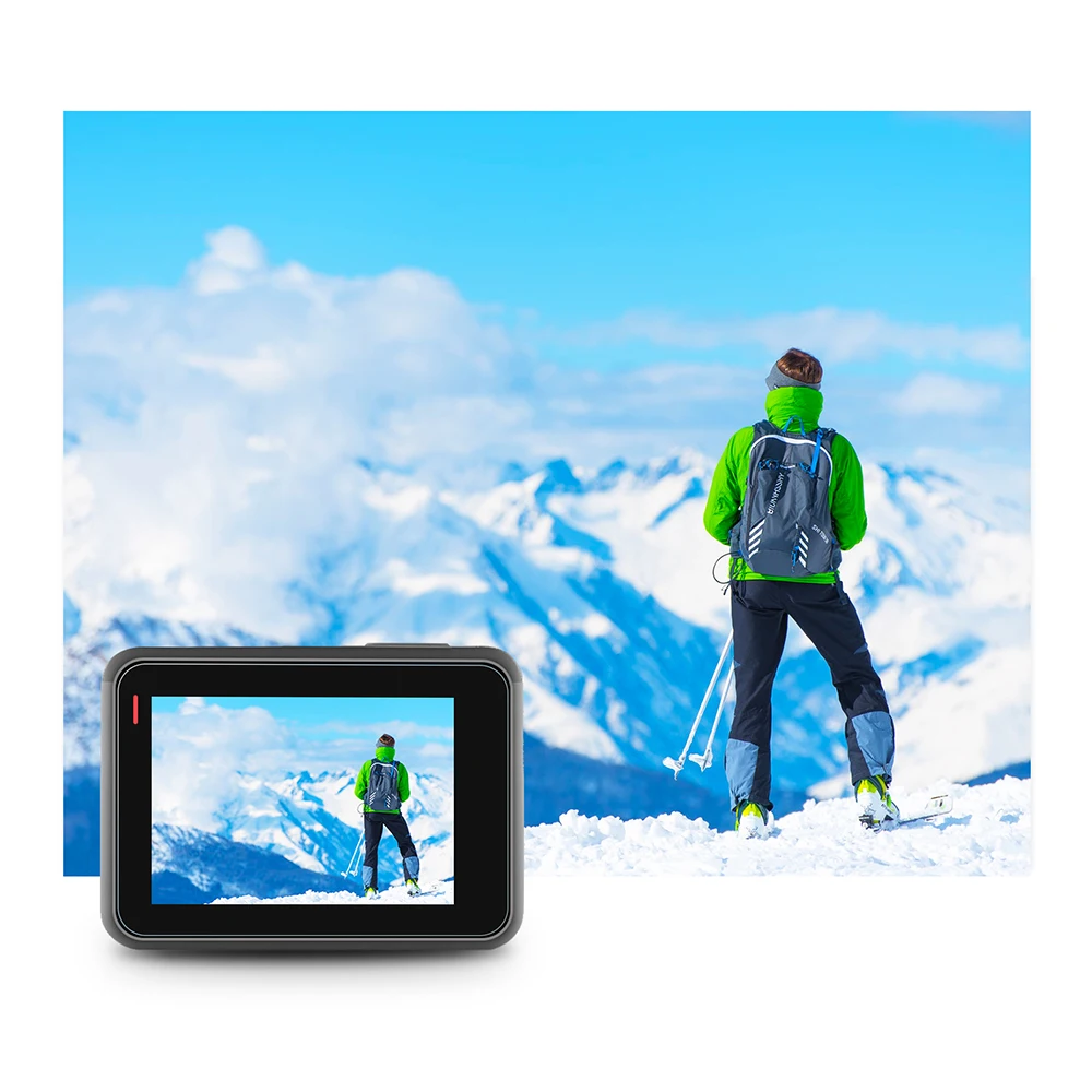Закаленное стекло объектива+ ЖК-экран протектор для GoPro Hero 7 6 5 Hero7 Hero6 Hero5 черная камера защитная пленка для Go Pro
