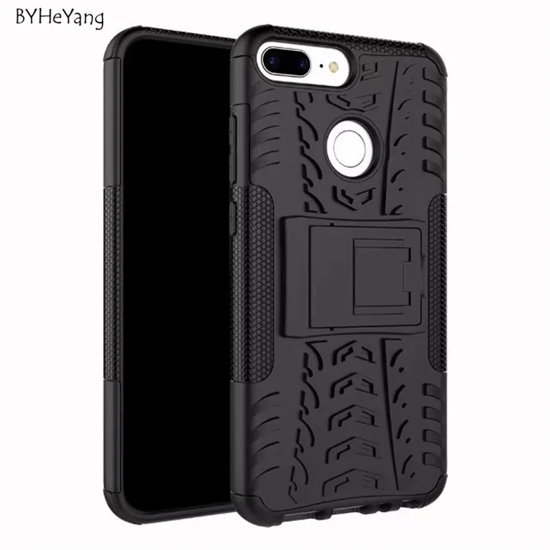 

BYHeYang For Huawei Honor 9 Lite Case 5.65" TPU & PC Silicone Armor Back Cover Stand Holder For Capa Huawei Honor 9 Lite Fundas